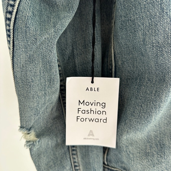 Able Light Blue Jean Jacket - Picture 6 of 9